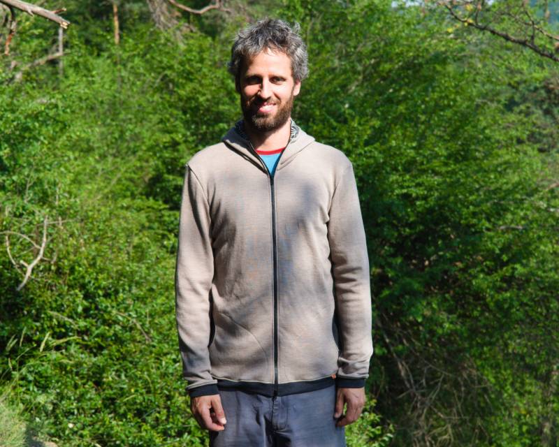 Taupe & Dunkelgrau Merino Pulli Mit Reissverschluss Für Herren | Pullover 100% Kapuzenpullover Outdoor Kleider von NankaCreative