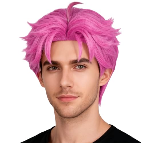 Nankoyal Anime Cosplay Perücke,Realistische Karnevals Party Perücke | Elastische Kostümzubehör Für Maskerade Rollenspiel Fotografie Escape Room Theateraufführung Karneval von Nankoyal