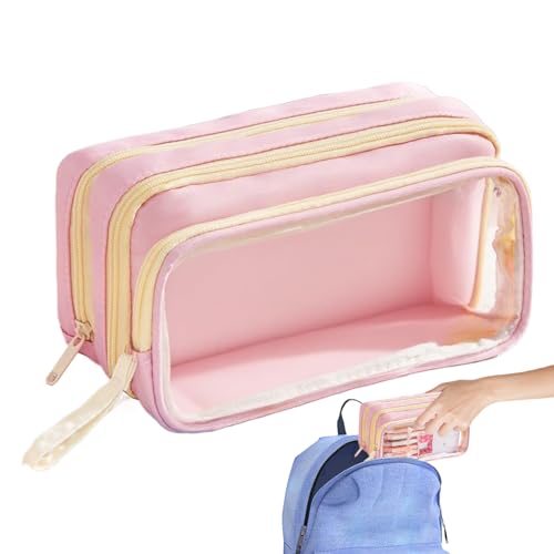 Nankoyal Federmäppchen - Schulbedarf Tasche Mit Tragegriff Für Stifte,Universeller Stiftehalter Aufbewahrung Für Alle von Nankoyal