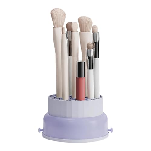 Nankoyal Make-up-Pinsel-Reinigungsmatte - Make-up-Pinsel-Reinigungs-Trockenmatte,Tragbare Bürstentrocknungs- und Aufbewahrungsbox, Silikon-Trockenmatte und Waschwerkzeug für Frauen und Freundinnen von Nankoyal