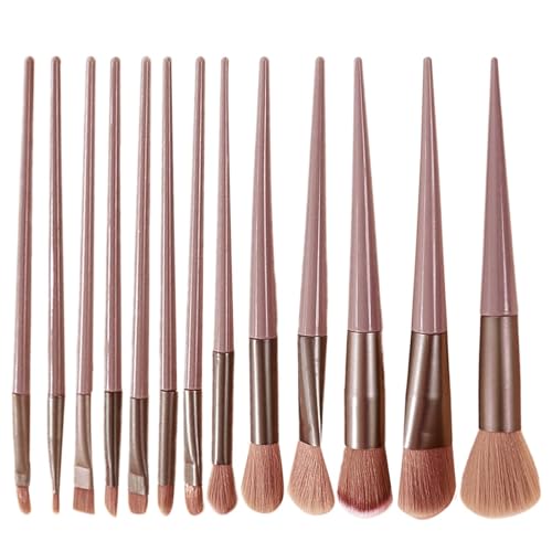 Nankoyal Make-up-Pinsel-Set,Pinsel-Set Make-up | 13X Make-up-Pinsel-Set mit weichen synthetischen Borsten | Modisches Make-up-Pinsel-Set für Anfänger, Profis, Frauen, Gesicht, Wange, Auge von Nankoyal