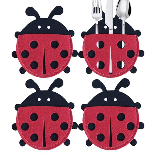 Nankoyal Utensilien-Besteckhalter-Beutel, Filz-Besteckhalter-Beutel - -Tischdekorations-Besteck-Organizer,Tragbare Tischbestecktaschen für Zuhause, Café, Hotel, Küche von Nankoyal