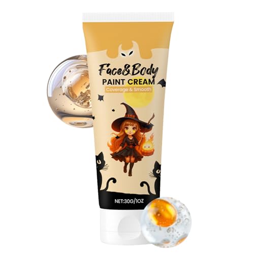 Nanmiyan Körperfarbe Für Erwachsene,Wasserbasierte Waschbare Cremige Körperfarbe | Waschbare Schminke Cosplay Zubehör für Skelett Vampir Zombie Kinder Theater Bühne Kinderfest Weihnachten Nanmiyan Körperfarbe Für Erwachsene,Wasserbasierte Waschbare Cremige Körperfarbe | Waschbare Schminke Cosplay Zubehör für Skelett Vampir Zombie Kinder Theater Bühne Kinderfest Weihnachten von Nanmiyan