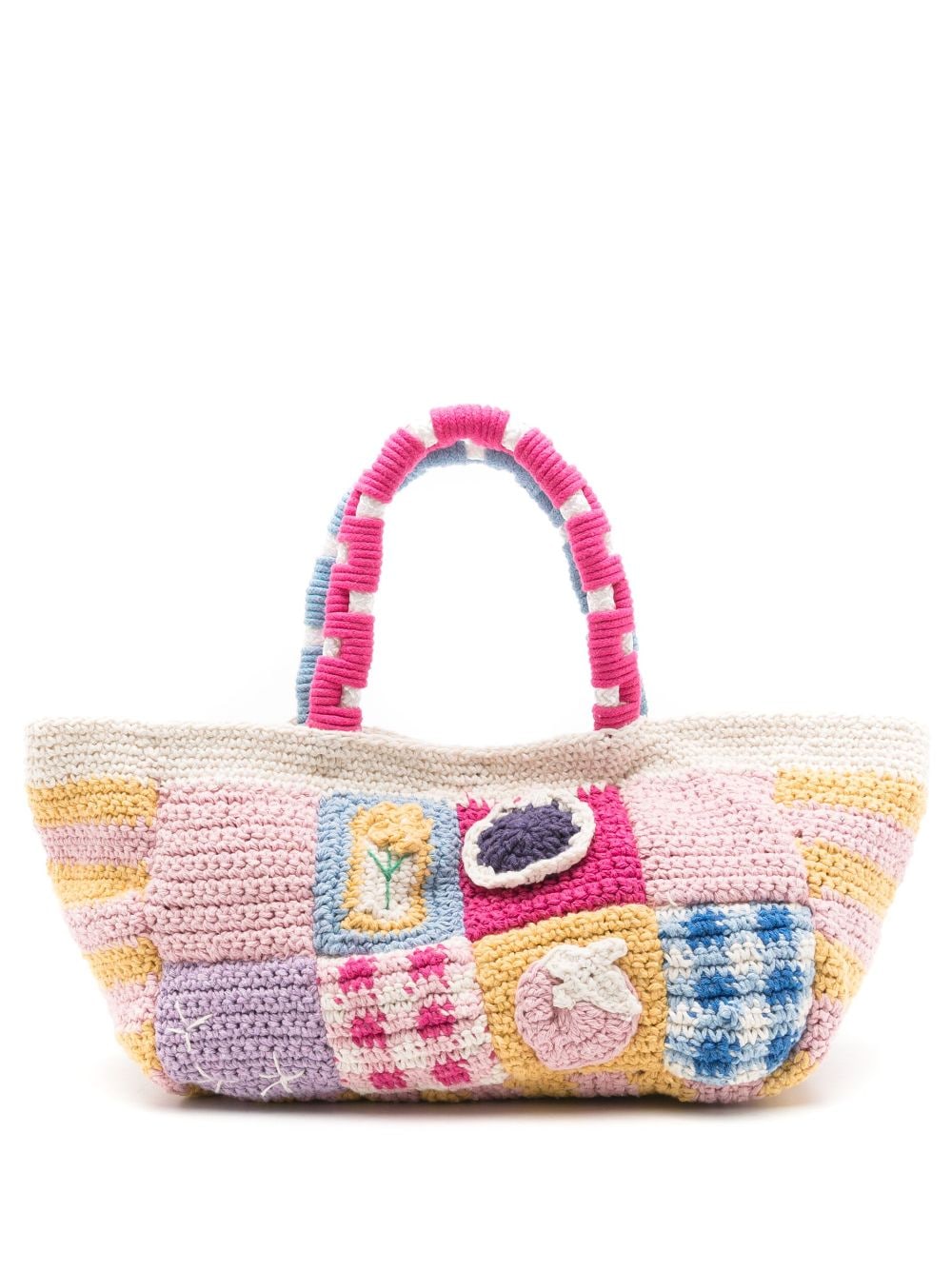 Nannacay Shopper im Patchwork-Design - Mehrfarbig von Nannacay