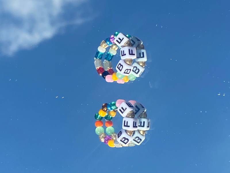 Best Friend Freundschaftsringe Set Für 2 Handgemachte Trendy Perlen Schmuck Sommer 2022 von NannerNannerSHOP