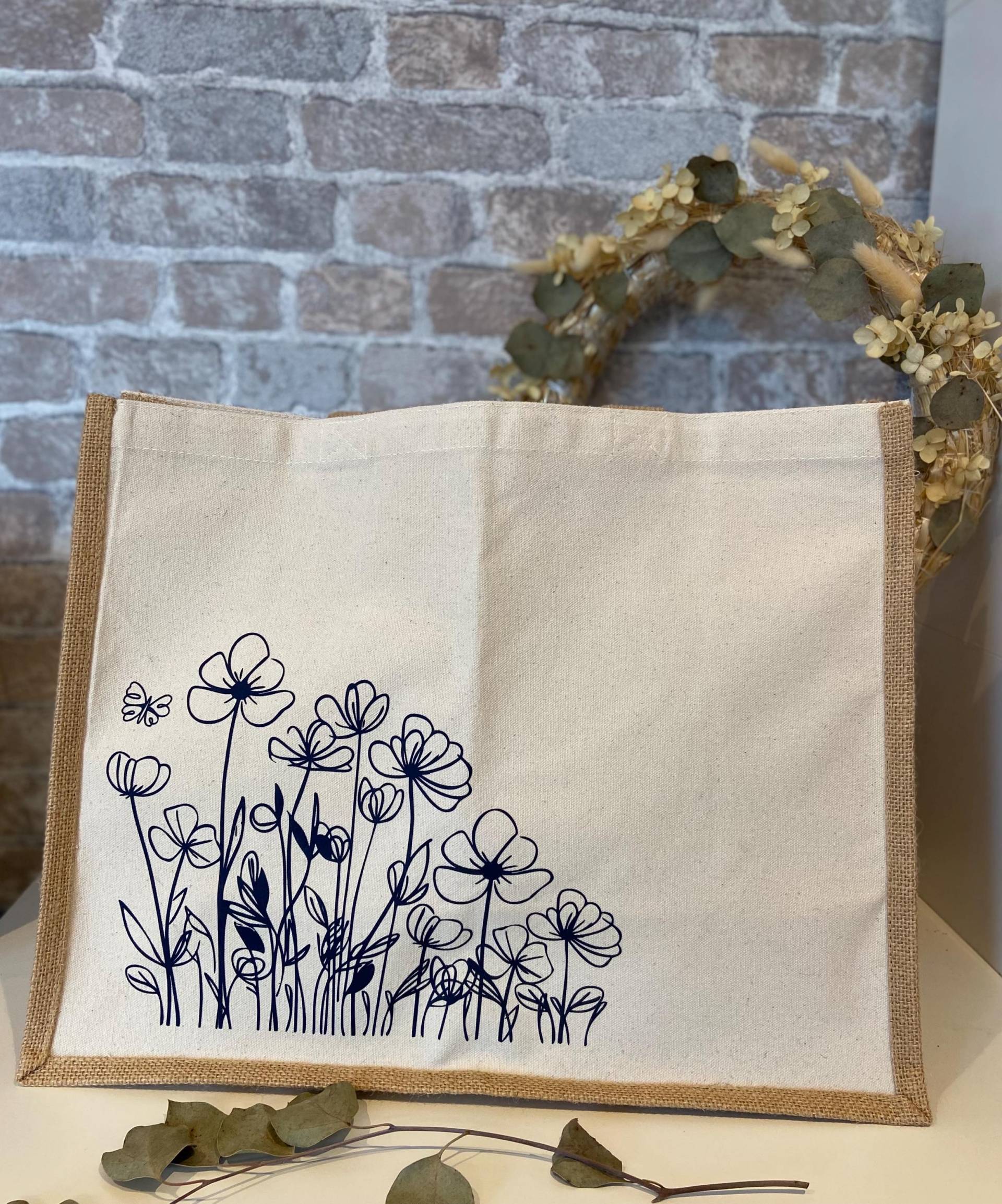 Jutetasche/Einkaufstasche Freizeittasche Jutetasche/Einkaufstasche Freizeittasche von NanniArtbyAnja