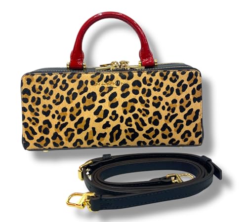 Nannini Firenze Tasche aus 100 % Leder Linie Glamour Art. 17397 Leopard von Nannini Firenze