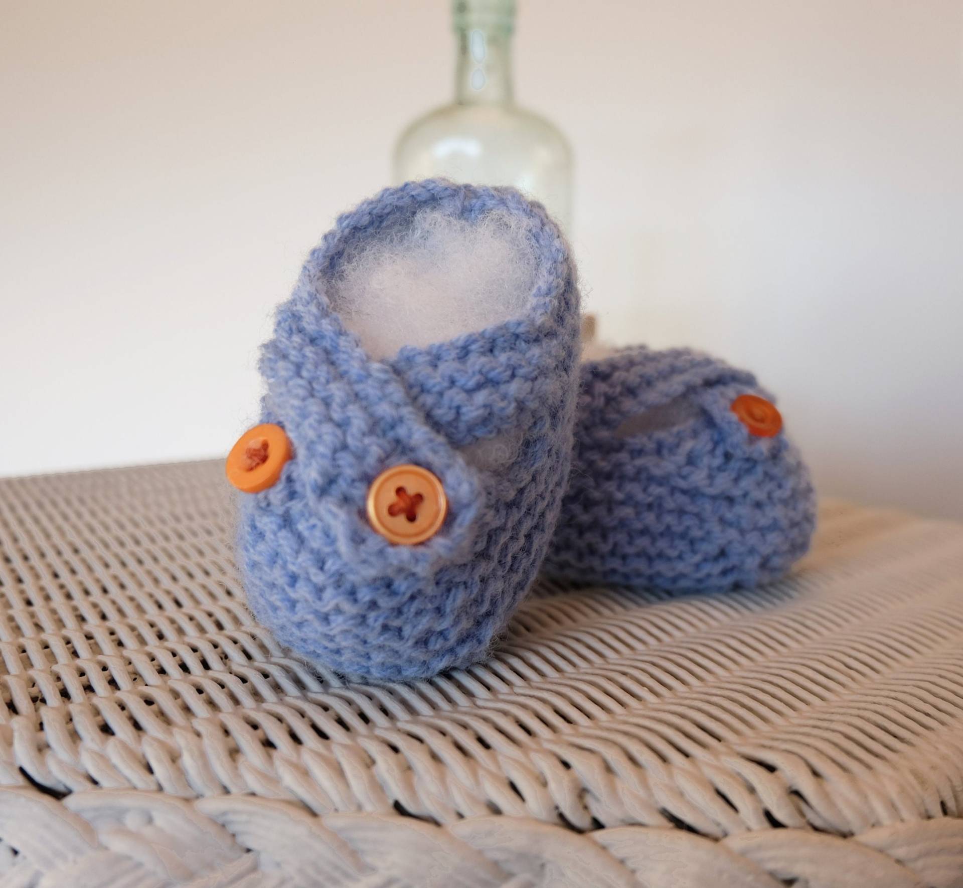 Merino Wolle Baby Booties Merino Wolle Baby Booties von NannysKnittingUK