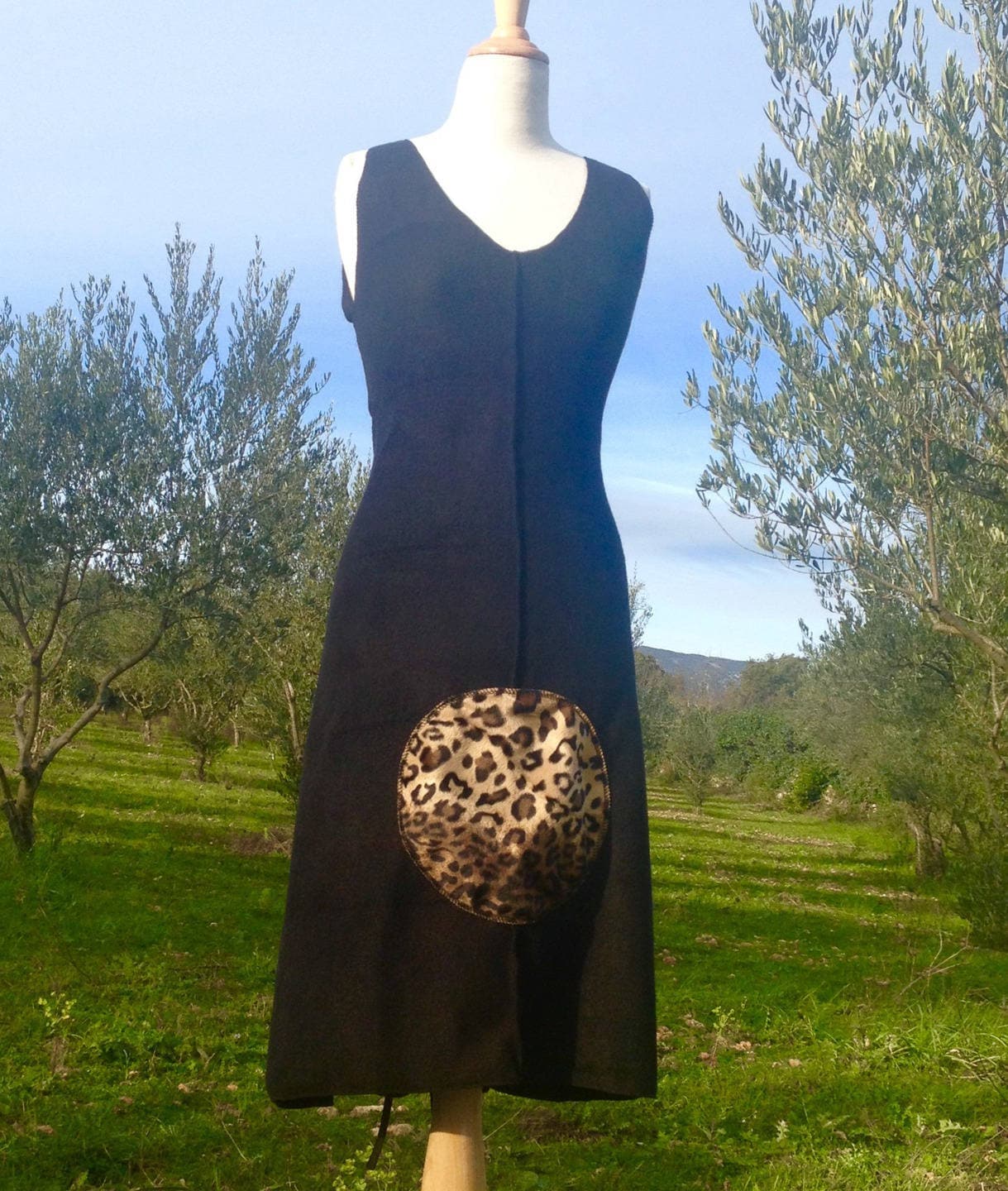 Einstellbare Polar Kleid Schwarz Tasche Leopard/Mit Anderen Gründen Webpelz Erzielbare Einstellbare Polar Kleid Schwarz Tasche Leopard/Mit Anderen Gründen Webpelz Erzielbare von NanouFromTheCourt