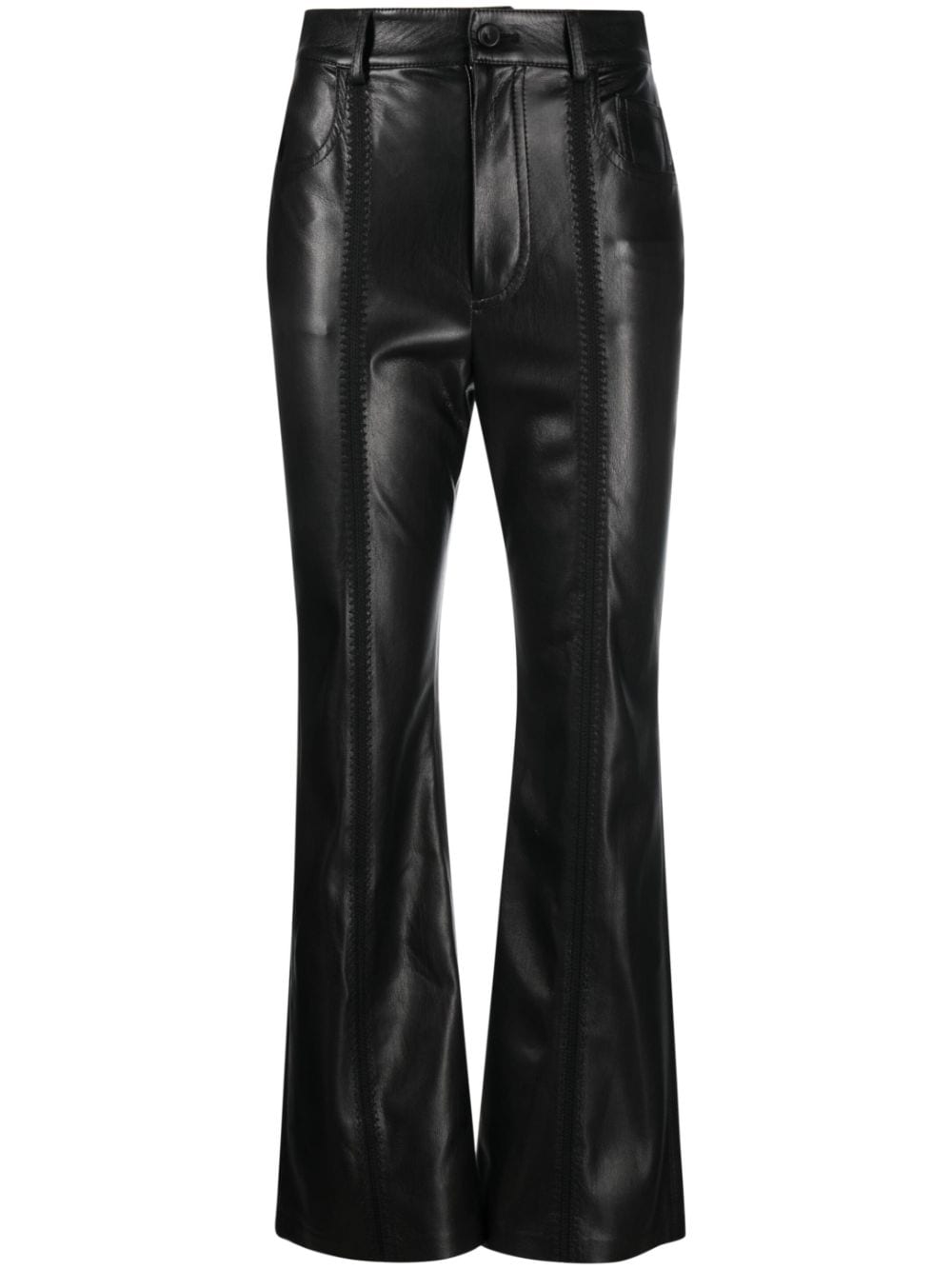 Nanushka Ausgestellte Cropped-Hose - Schwarz von Nanushka