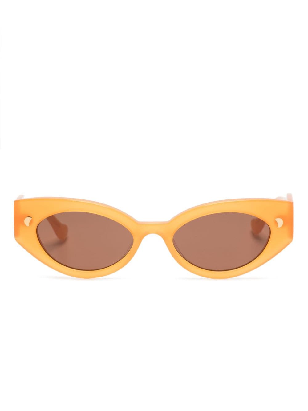 Nanushka Azalea Sonnenbrille mit ovalem Gestell - Orange von Nanushka