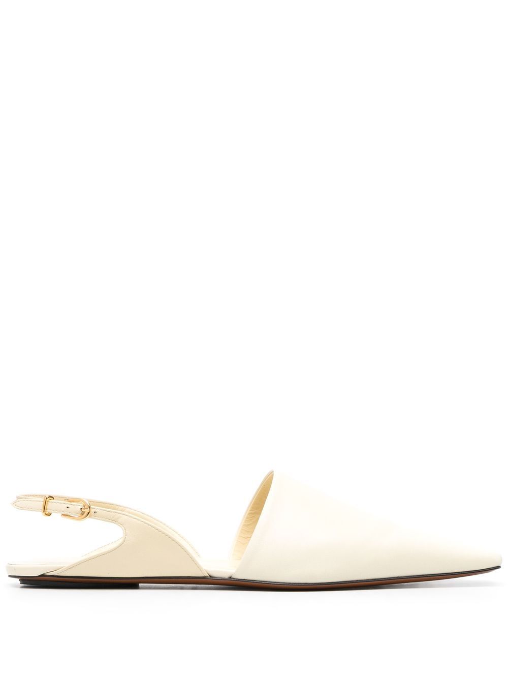 Nanushka Eckige Slingback-Mules - Nude von Nanushka