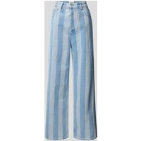 Nanushka Relaxed Fit Jeans mit Streifenmuster in Jeansblau, Größe 27 von Nanushka