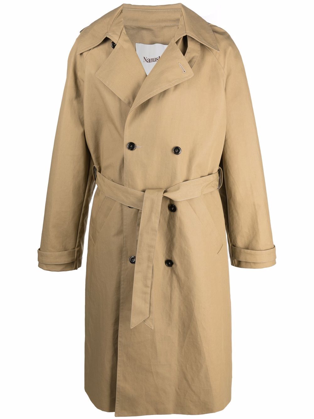 Nanushka Trenchcoat mit Kapuze - Nude von Nanushka