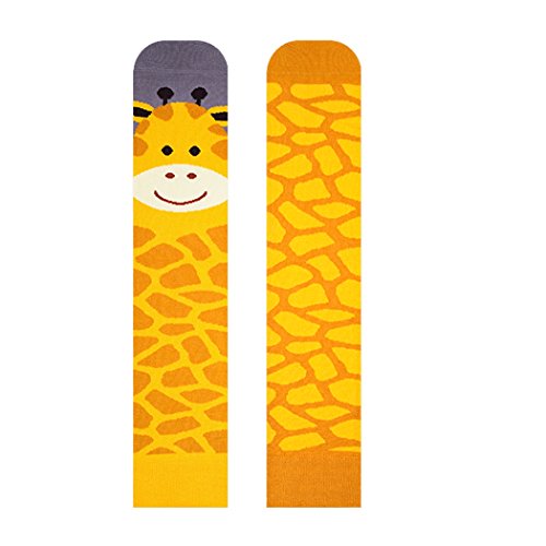 Nanushki Damen Herren Socken | Lustige Außergewöhnliche Socken | Witzig Socken Verrückt | 3 Größen | OEKO-TEX (36-39, Gigi Giraffe) von Nanushki