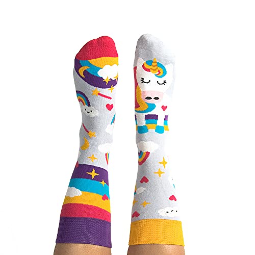 Nanushki - Damen Herren Socken | Lustige Außergewöhnliche Socken | Witzig Socken Verrückt | 3 Größen | OEKO-TEX (L - (44-46), Happy Unicorn) von Nanushki