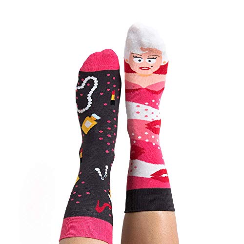 Nanushki - Damen Herren Socken | Lustige Außergewöhnliche Socken | Witzig Socken Verrückt | 3 Größen | OEKO-TEX (S - (36-39), Marilyn) von Nanushki
