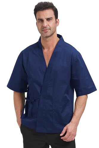 Nanxson Chef Coat Chef Jacke Kochkleidung Arbeitskleidung Kochen Kurzarm Overalls Küche Chef Overalls Herren CFM0074 von Nanxson