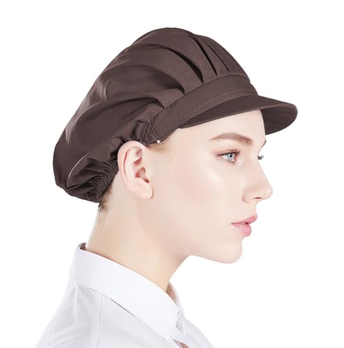Nanxson Unisex 3 Stück Kochhut Kochmütze Damen Arbeitshut Arbeitsmütze Staubmütze elastiche Kopfbedeckung von Nanxson
