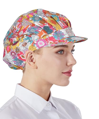 Nanxson Unisex 3 Stück Kochhut Kochmütze Damen Arbeitshut Arbeitsmütze Staubmütze elastiche Kopfbedeckung von Nanxson