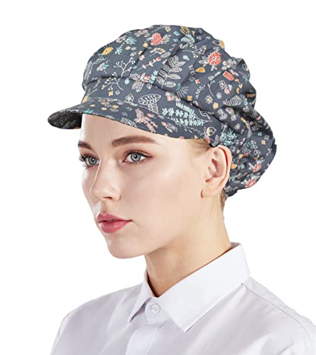 Nanxson Unisex 3 Stück Kochhut Kochmütze Damen Arbeitshut Arbeitsmütze Staubmütze elastiche Kopfbedeckung von Nanxson