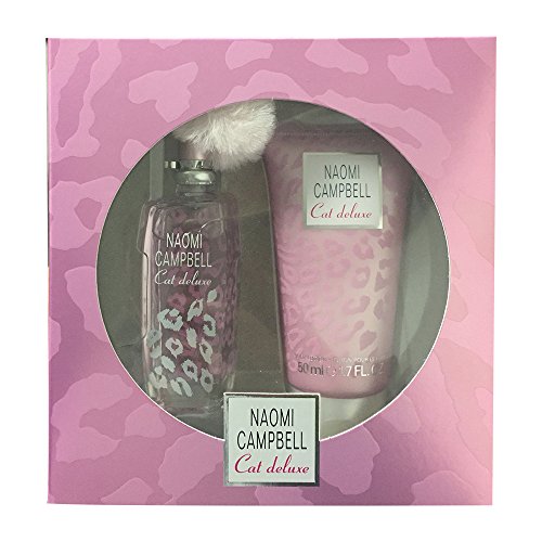 Naomi Campbell Cat Deluxe Geschenkset 1stk. (1x Eau De Toilette Cat Deluxe 15m l& 1x Body Lotion Cat Deluxe 50ml) von Naomi Campbell