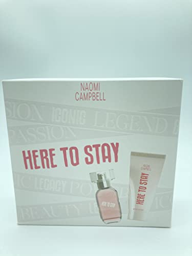 Naomi Campbell Here to Stay Set (femme/woman Eau de Toilette,15ml+Bodylotion,50ml), 1 Stück von Naomi Campbell