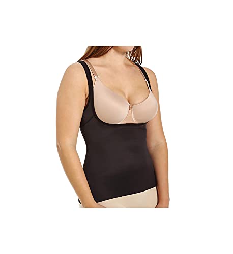 Naomi & Nicole Damen Naomi and Nicole Übergröße Unbelievable Comfort Step in Torsette Shapewear Camisole, schwarz, X-Large von Naomi & Nicole