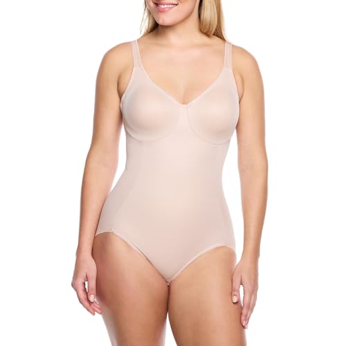 Naomi & Nicole Damen Naomi and Nicole Women's Unbelievable Comfort BodyBriefer Bodysuit Shapewear Body, figurformend, Nude, 85D von Naomi & Nicole