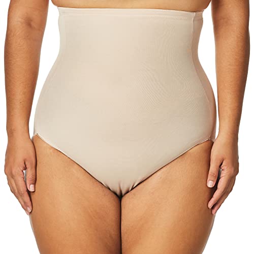 Naomi & Nicole Damen Naomi and Nicole Women's Unbelievable Comfort Hi Waist Brief Formunterhose, Nude, X-Large von Naomi & Nicole