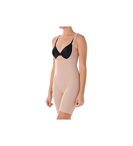 Naomi & Nicole Damen Unbelievable Comfort Thigh Slimming Torsette Bodysuit Oberschenkel-Shapewear, Nude, Large von Naomi & Nicole