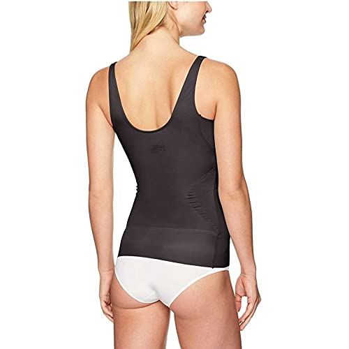 Naomi & Nicole Shapewear Damen - Unterhemd Bauchweg Hemd Body Shaper Damen Shaping Unterwäsche Damen - Figurformende Wäsche Schwarz Größe L von Naomi & Nicole