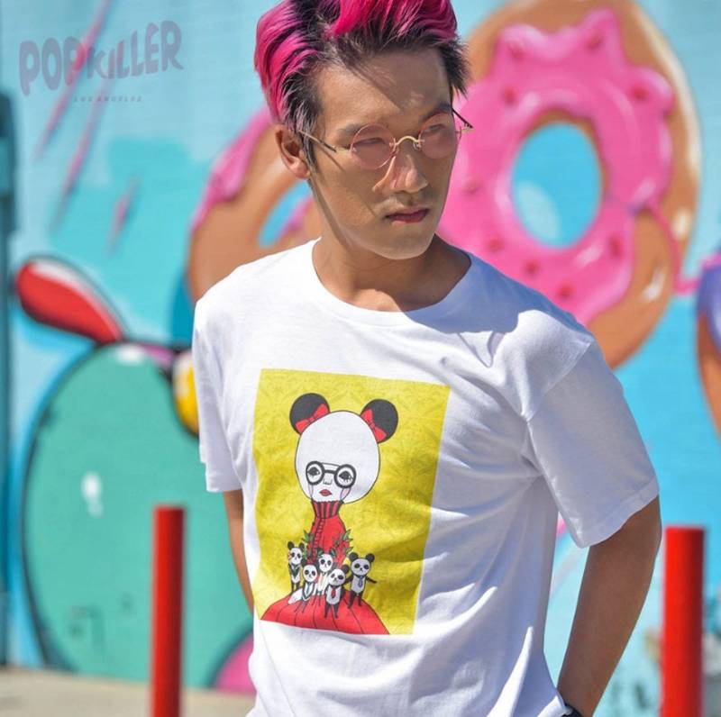 T-Shirt -Panda Queen von Naoshi