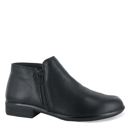 NAOT Footwear Damen Helm-Stiefelette mit Kork-Fußbett und Fußgewölbeunterstützung – Doppelreißverschluss – niedriger Absatz – Komfort und Unterstützung – leicht und perfekt für Reisen – NAOT Footwear Damen Helm-Stiefelette mit Kork-Fußbett und Fußgewölbeunterstützung – Doppelreißverschluss – niedriger Absatz – Komfort und Unterstützung – leicht und perfekt für Reisen – von Naot