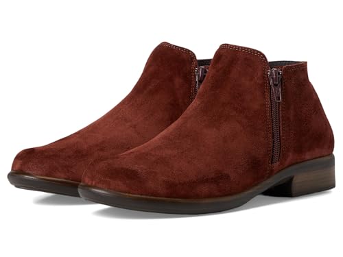 NAOT Footwear Damen Helm-Stiefelette mit Kork-Fußbett und Fußgewölbeunterstützung – Doppelreißverschluss – niedriger Absatz – Komfort und Unterstützung – leicht und perfekt für Reisen von Naot