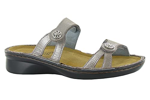 Naot Footwear Damen Triton Sandale, Silberfäden Lthr, 35.5 EU von Naot