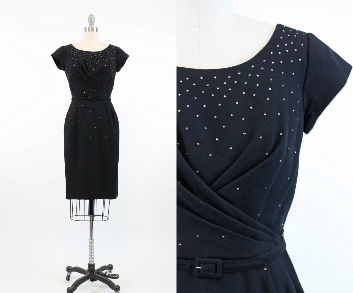1950Er Jahre Strass Cocktailkleid Xs | Neuen Herbst Winter 1950Er Jahre Strass Cocktailkleid Xs | Neuen Herbst Winter von NapaValleyVTG