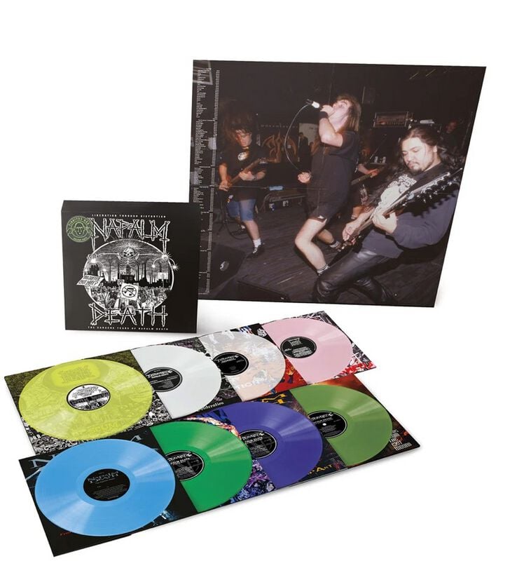Liberation through Distortion: the Earache Years of Napalm Death von Napalm Death - 8-LP (Coloured, Limited Edition, Standard) von Napalm Death