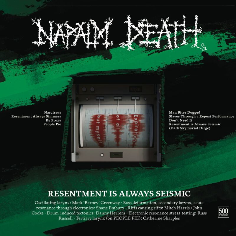 Napalm Death Resentment is always seismic - a final throw of throes CD multicolor von Napalm Death