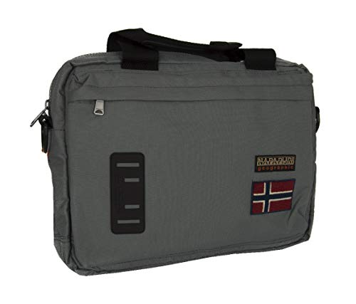 Borsa Tracolla Uomo Donna Napapijri Bag Men Woman Nordland Briefcase Quarry N5Z33 von Napapijri