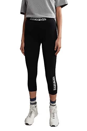 M-Box 4 Damen Leggings - NP0A4GKT Schwarz, schwarzes, M von Napapijri