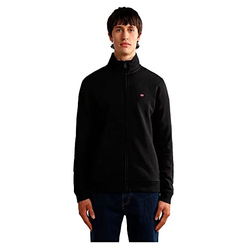 FELPA Uomo NAPAPIJRI BALIS CREW 1 - NP0A4FQW 0411 BLACK von Napapijri
