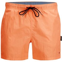 NAPAPIJRI Herren Badeshorts orange Mikrofaser unifarben von Napapijri