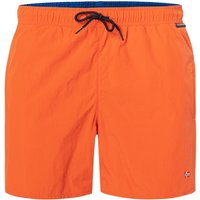 NAPAPIJRI Herren Badeshorts orange Mikrofaser unifarben von Napapijri