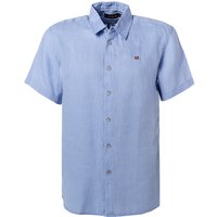 NAPAPIJRI Herren Kurzarmhemd blau NAPAPIJRI Herren Kurzarmhemd blau von Napapijri