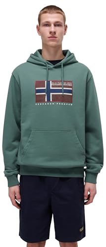 Napapijri Herren,Kapuzenpullover Bemiles,Grün,XXL von Napapijri
