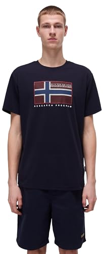 Napapijri Herren,Kurzarm-T-Shirt Semiles,Dunkelblau,XXL Napapijri Herren,Kurzarm-T-Shirt Semiles,Dunkelblau,XXL von Napapijri