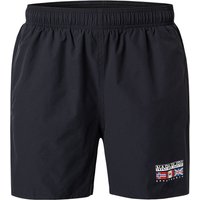 NAPAPIJRI Herren Badeshorts schwarz Mikrofaser unifarben von Napapijri