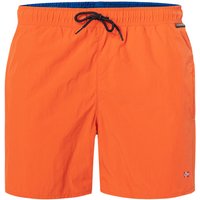 NAPAPIJRI Herren Badeshorts orange Mikrofaser unifarben von Napapijri