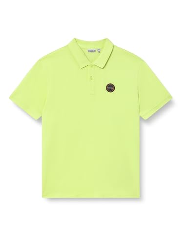 NAPAPIJRI Herren Epy Short Sleeve Polo Shirt Poloshirt, Yellow Sunny, Large von Napapijri